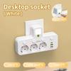 Eu Plug 3/4/5 Ac Outlet Power Strip Multiprise Wall Socket Universal Network Filter Usb Cherger Separate Switch Light Adapter Set
