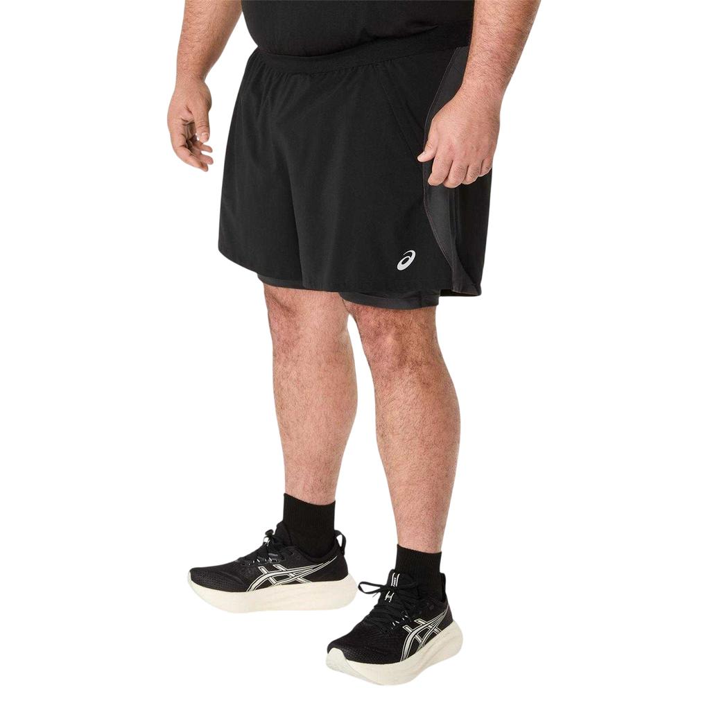 Asics Mens Road 2 In 1 Running Shorts