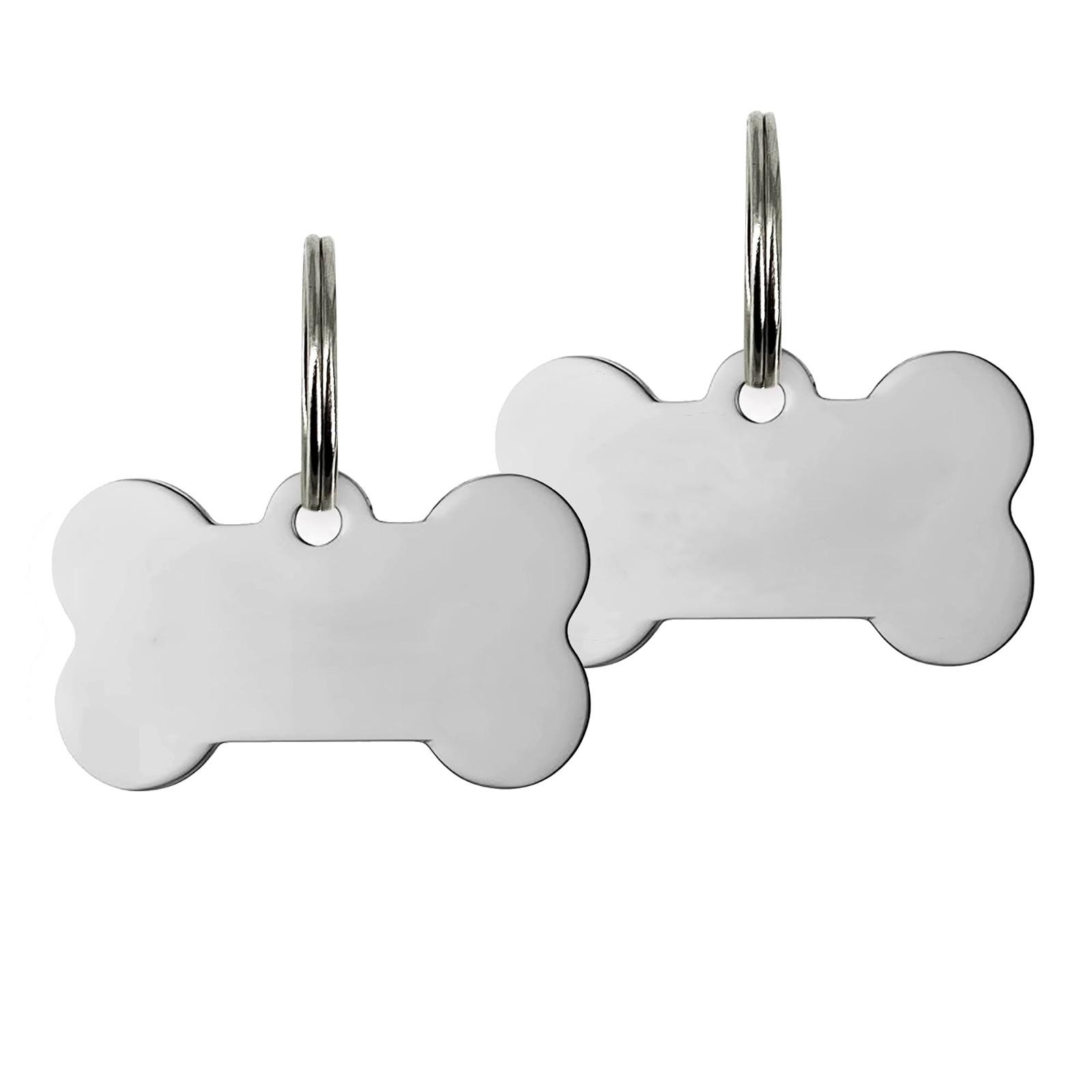 

Подвеска-ошейник для домашних животных, брелок-кулон из нержавеющей стали, праздничный подарок, небольшой подарок, металлический кулон с гравировкой One Size серебряный