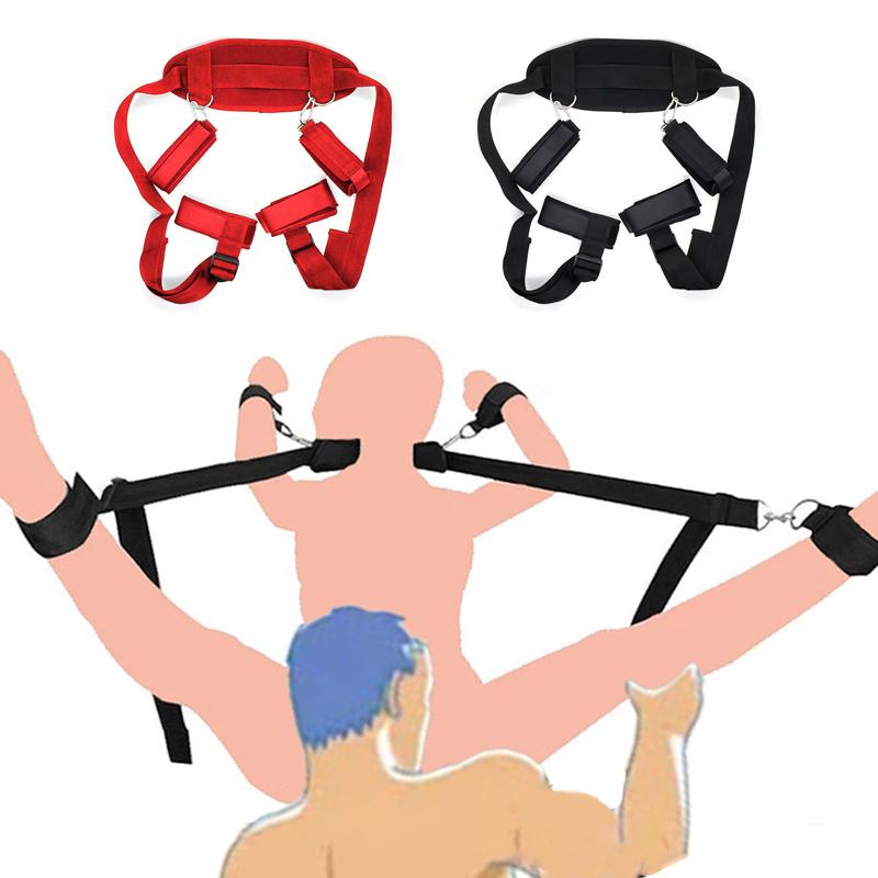 Sexy produkty Pouta a pouta na kotníky Hry pro dospělé Sexy hračky pro ženy Páry Slave Erotic Bdsm Bondage Set Omezení Fetiš