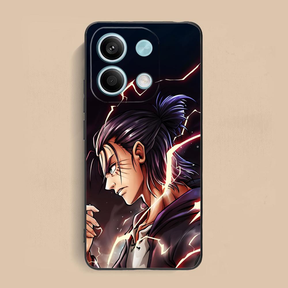 

AOT Eren Yeager Matte TPU Mobile Phone Case for Xiaomi Redmi 15 14 13 12 A5 3 2 1 C Plus 4G 5G Colorful Printing Cover Redmi A1+