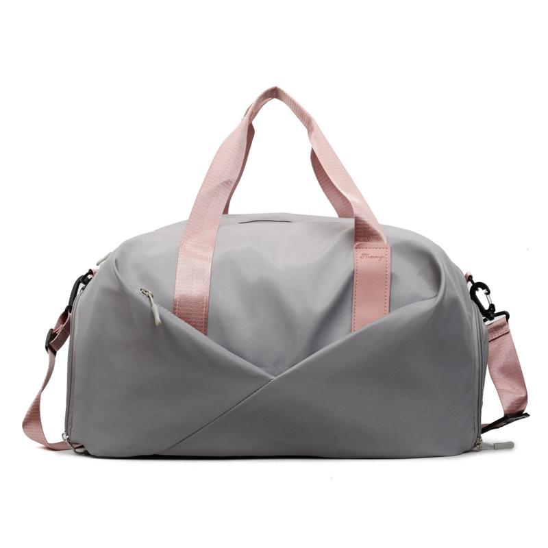 Sac de sport pour femme, sac de voyage sec et humide, sacs à main multifonctions, fourre-tout de natation, sac à bandoulière, sac de sport pour week-end, sac de sport pour chaussures de yoga