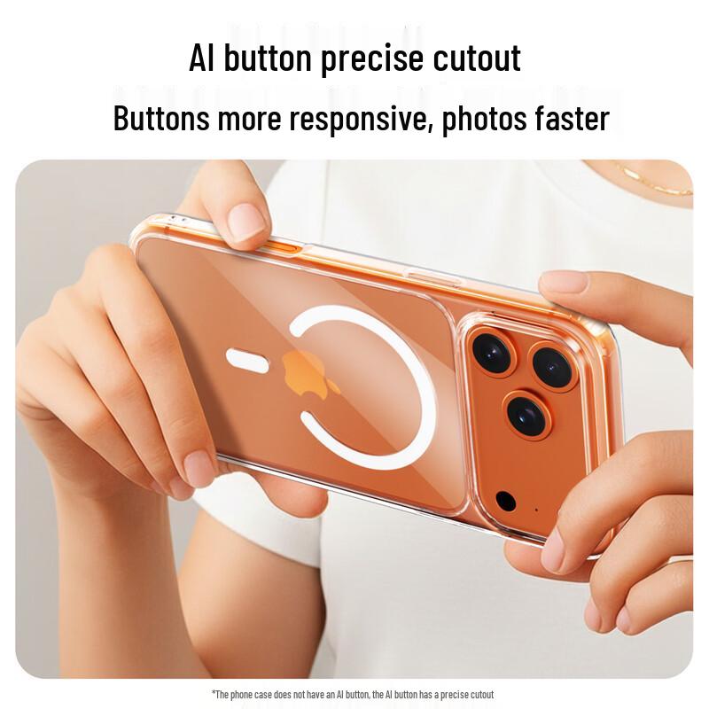 BIAYIAS MagSafe Clear Airbag Anti-fall iPhone Case