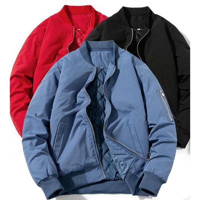 Spring Autumn Workwear Oversize Green Work Pilot Jacket Business Team Clothing Baseball Coat Plus Size Bomber Jacket