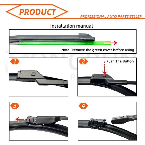 Auto Car Wipers 3PCS, 26"+18"+13" Front And Rear Replacement for Alfa Romeo Stelvio Tipo 949 SUV 2017-2020, Windshield Wiper Blades Original
