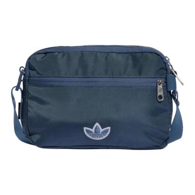 Originals Premium Essentials Polyester Shoulder Bag, Crossbody Bag Small Unisex Ink Blue Adidas IS4600