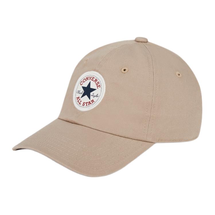 Converse Cotton Baseball Caps Unisex Beige 10027421-A19 F