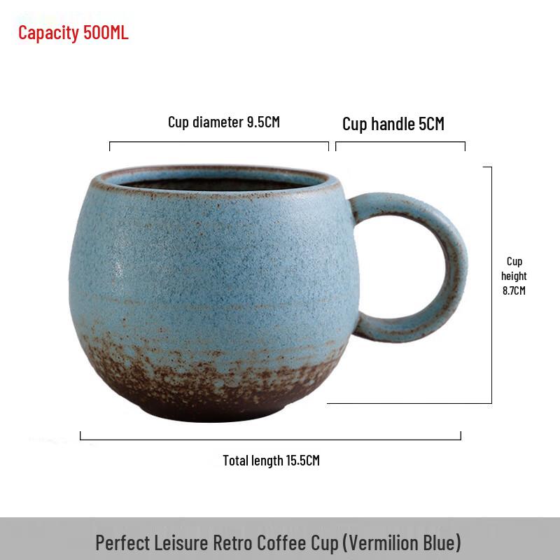 

Shangqi Kiln-Glazed Ceramic Coffee Mug