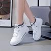 2025 Spring New White Flat Shoes Women's Fashion High Top Breathable Sports Shoes Soft Bottom Lightweight Casual Board Shoes