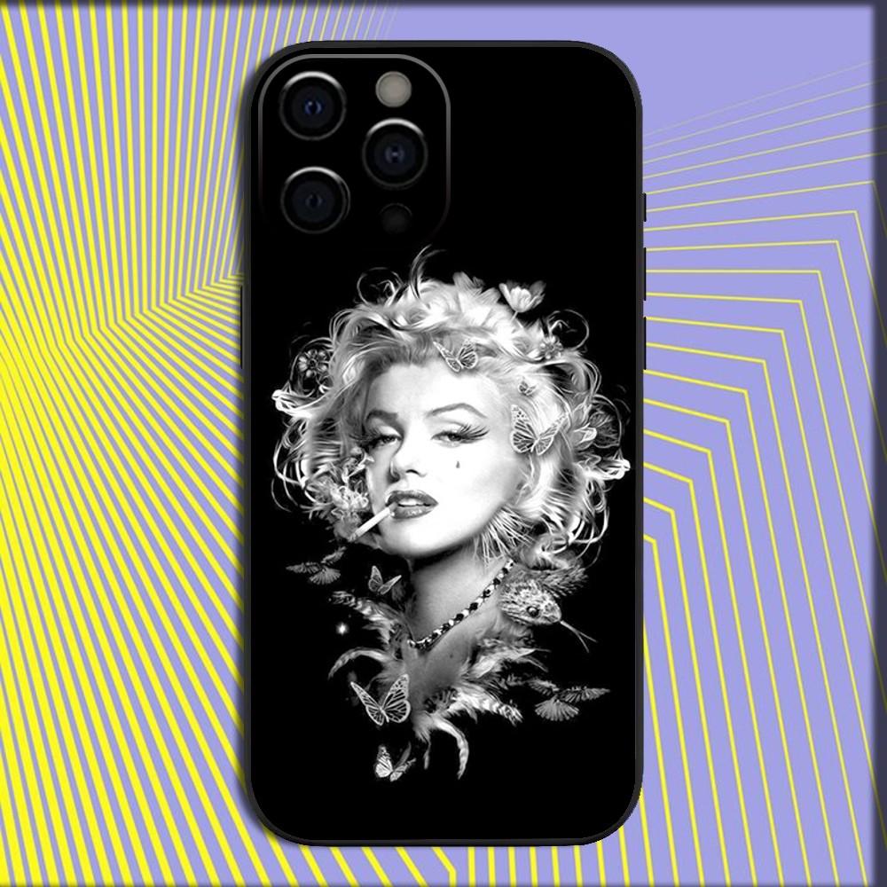 

Чехол для телефона 80-х М-Мэрилин М-Монро Для iPhone 16,15,14,13,12,11,Pro,X,XS,Max,XR,Plus,Mini Мягкий черный чехол iPhone11