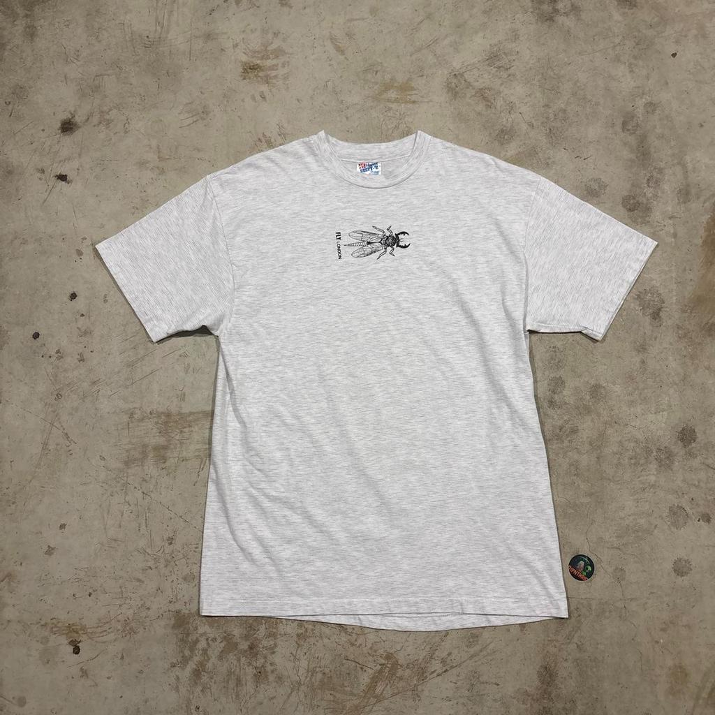 Vintage 90’s Fly London Insect Graphic Tee Size L Unisex T-Shirt