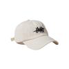 Korean New Green Retro Three dimensional Letter Embroidered Baseball Cap for Women American Casual Soft Top Trendy Brand Baseball Cap for Men