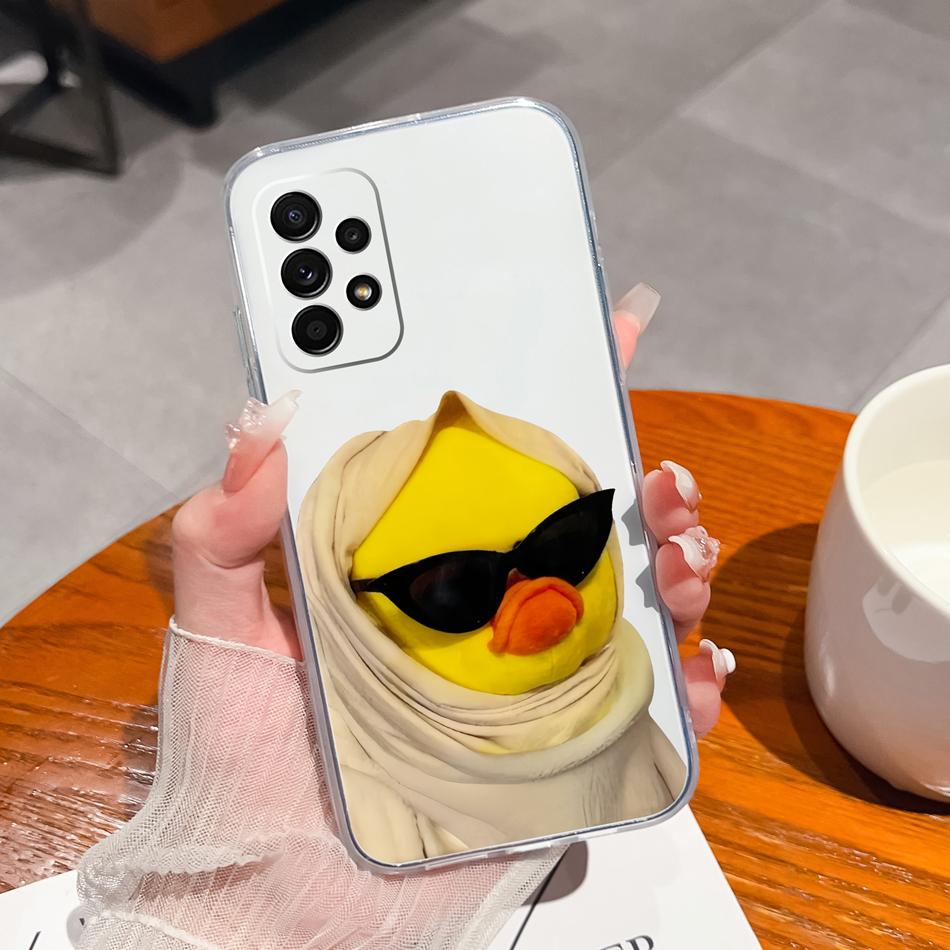 Flower Case For Samsung Galaxy A52 Phone Cover For Samsung A 52 Cases Soft Transparent Silicone Christmas Elk deer Back Covers