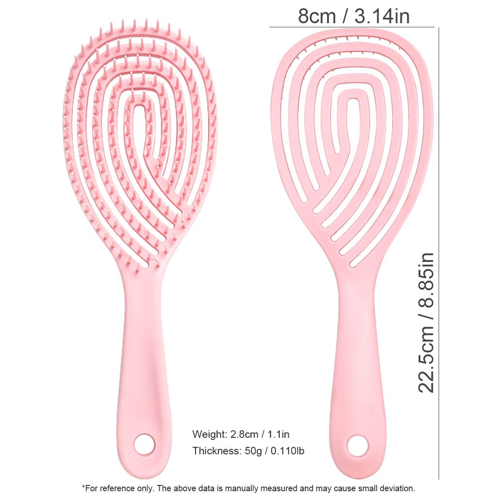 Scalp Massage Combs Hollow Out Hair Brush Hair Styling Detangler Fast Blow Drying Detangling Tool Wet Dry Curly Hair