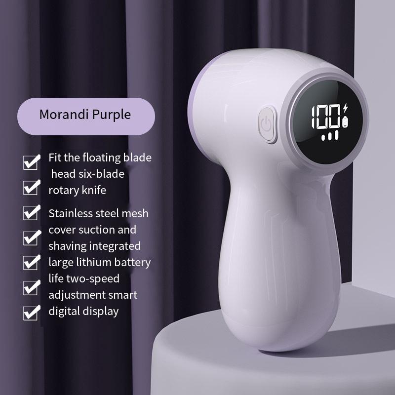 

Lint Remover for Clothes Shaver Trimmer Clothing Electric Hair Remover USB Rechargeable Fabric Shaver Portable Hair Ball Trimmer фиолетовый