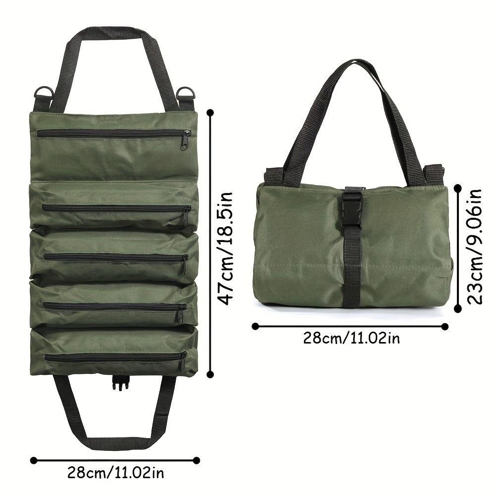 Heavy Duty Toolkit Storage Bag Waterproof Tool Organizer Tool Pouch  For Electricians Repairman
