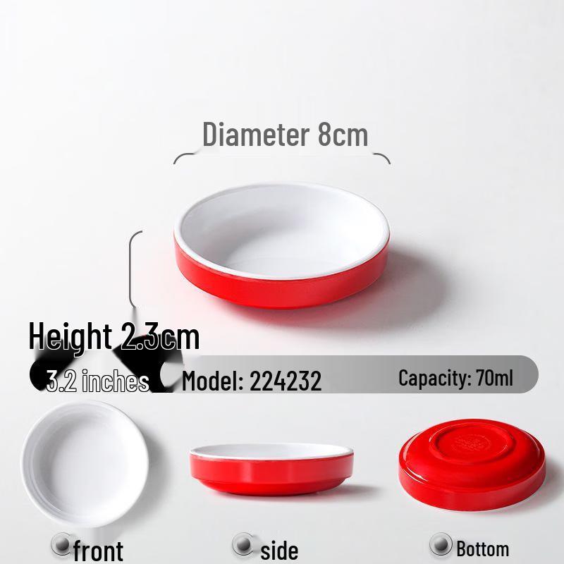 Heerli Melamine Rice Bowls (10-Pack)