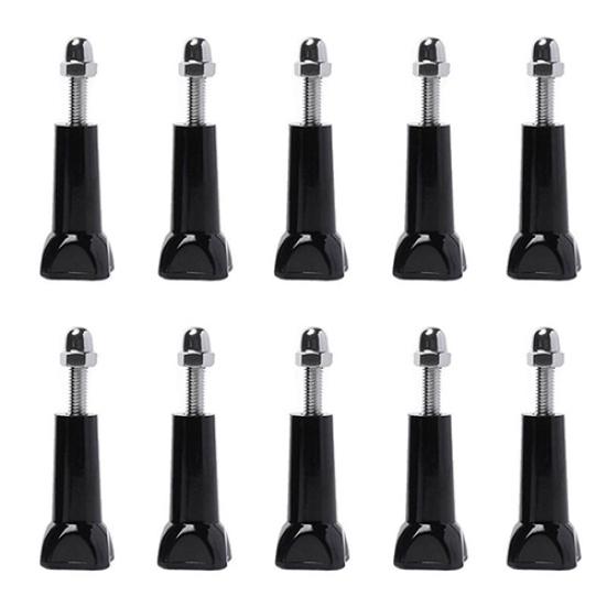 

10 Pcs Long Bolt Nut Screws Thumb Knob for Gopro High Clarity Hero