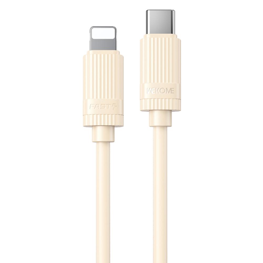 WEKOME WDC-55 Type-C to Lightning Cable PD30W 480Mbps Elastic Liquid Silicone Fast Charging Data Cable