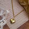 Jewelry Splicing Chain Love Titanium Steel Necklace Girls Girlfriends Niche Design 18K Collarbone Chain Jewelry