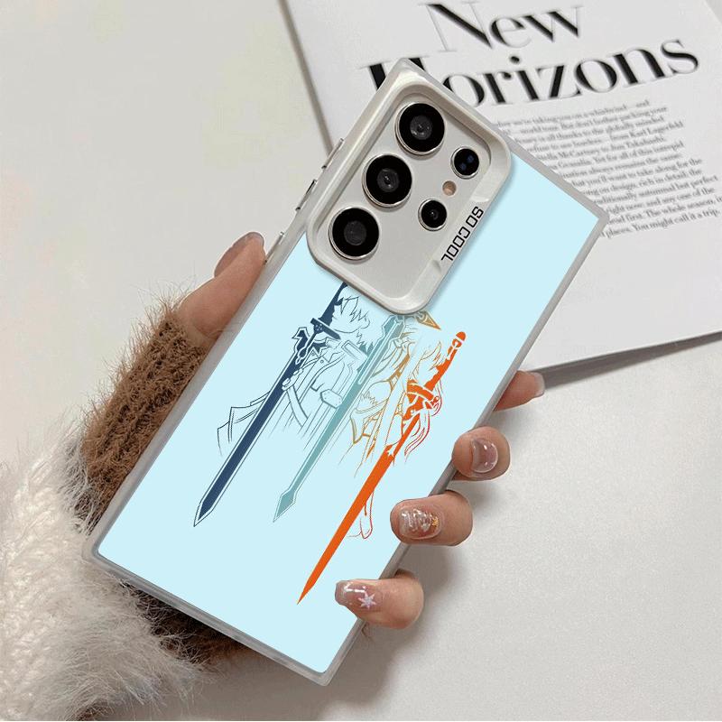 Sword Art Online Anime Shockproof Phone Case for Samsung Galaxy S26 Edge S25 Ultra S24 FE S23 Plus S21 Cover Anti Fall Fundas