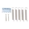 Electric Guitar Tremolo Spring Claw Screw Kit Stainless Steel Glossy Smoothly Tremolo Bridge Parts F