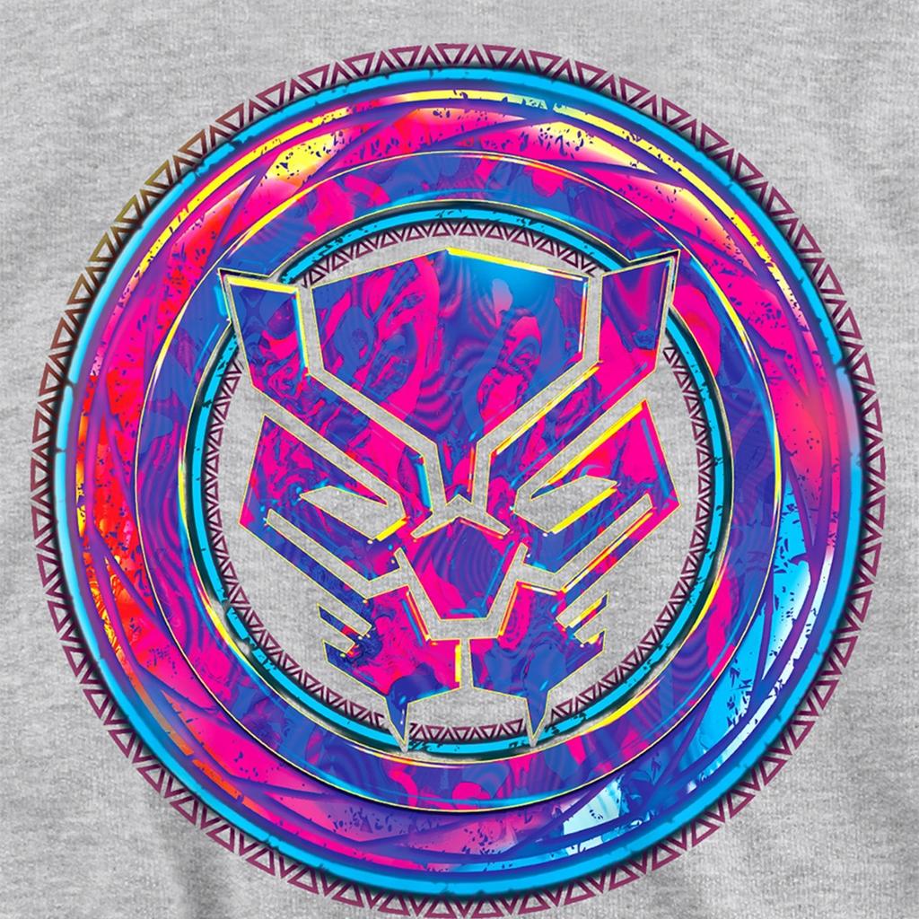 Black Panther Childrens/Kids Heather Pull Over Hoodie