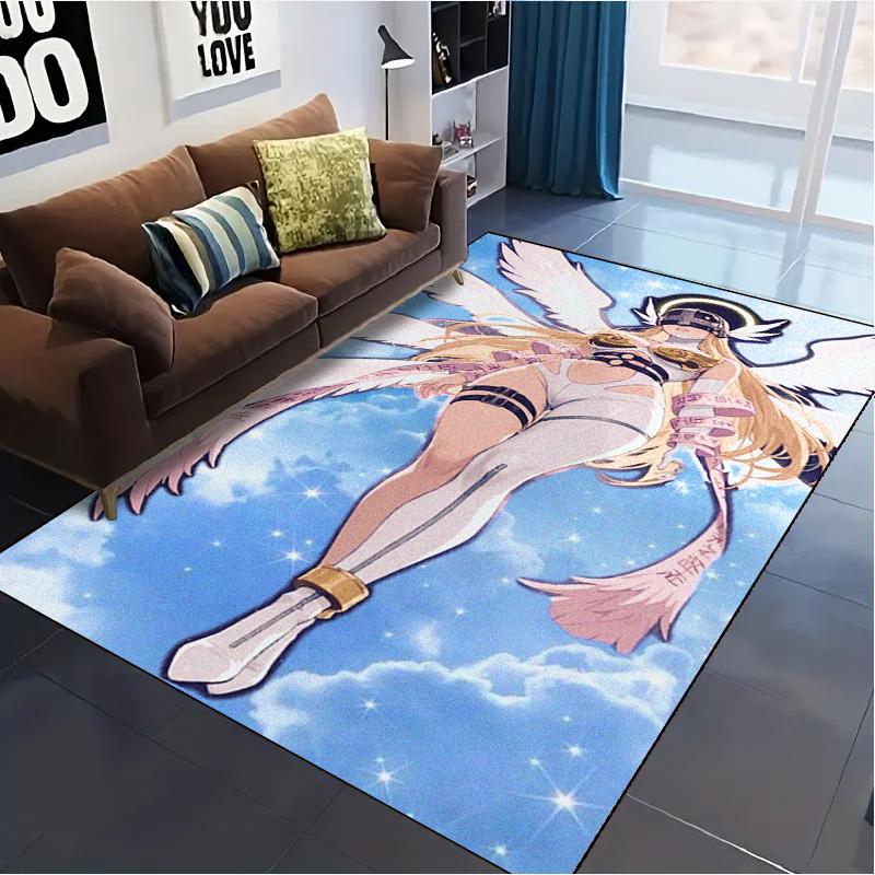 Angewomon Carpet Rug for Living Room Bedroom Home Sofa Decoration,Kids play Non-slip Floor Mat