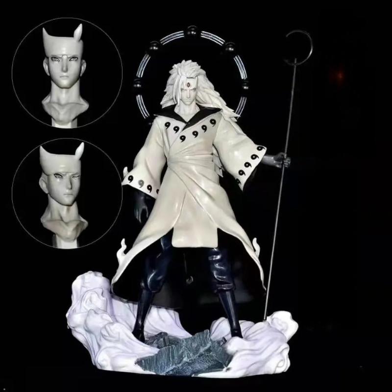 Cartoon Anime Naruto Uchiha Madara Jinchuriki Form Ver. PVC Action Figure Collection Dol lDesktop Model Statue Kids Toys Gifts