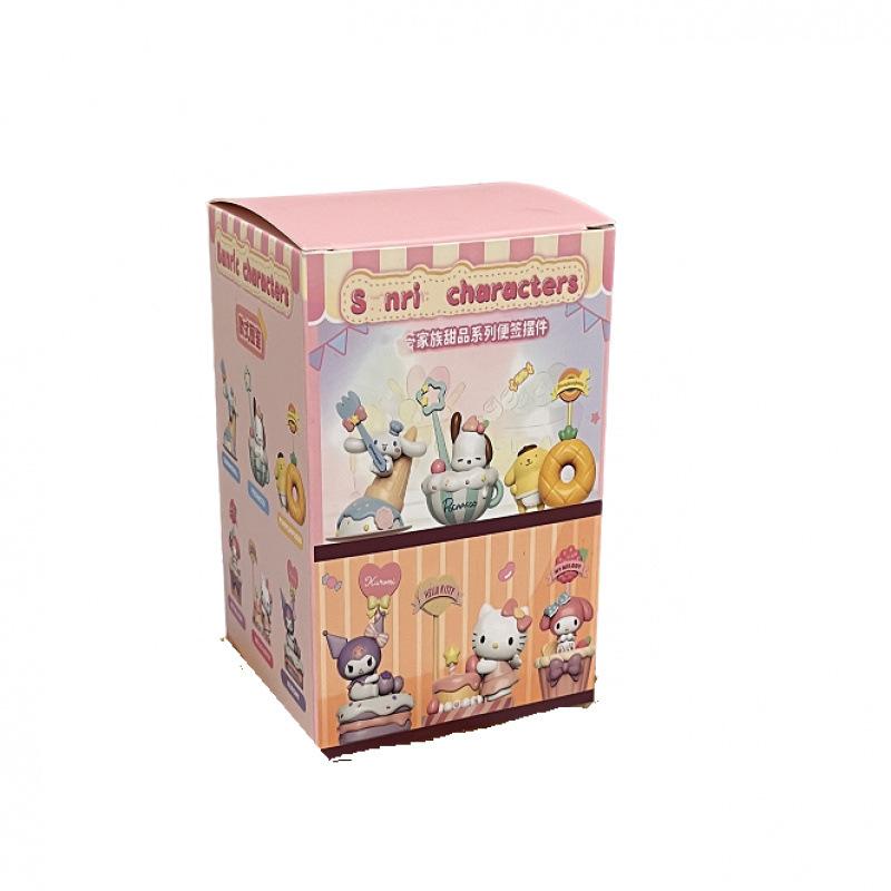 דמות מצוירת חמודה של סנריו מלודי מלודי קורומי הלו קיטי סדרת קינוחים פתקים קישוטי שולחן דמויות בובות מתנות לחג