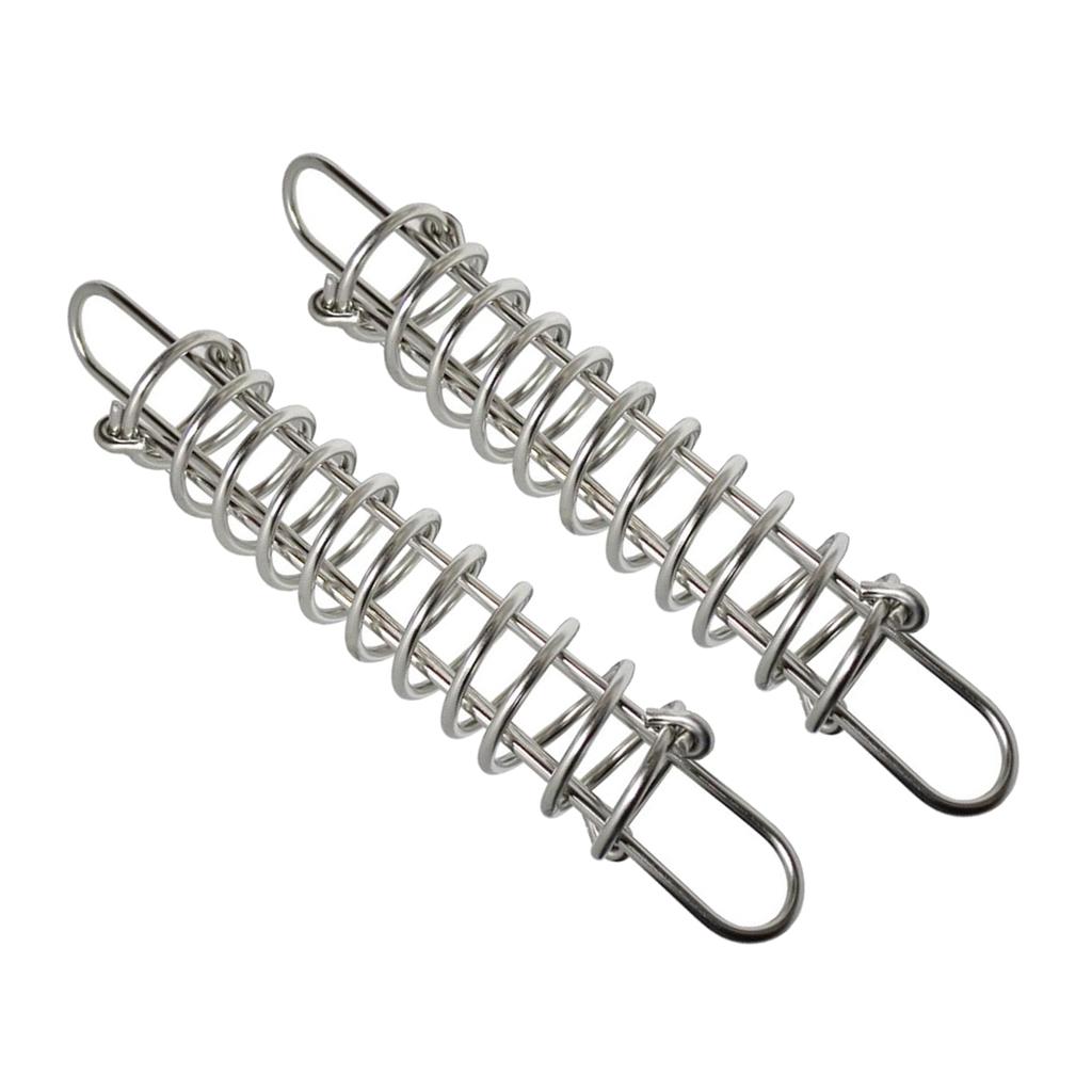 2x Stainless Yacht Shock Absorbers Mooring Springs Made of Steel