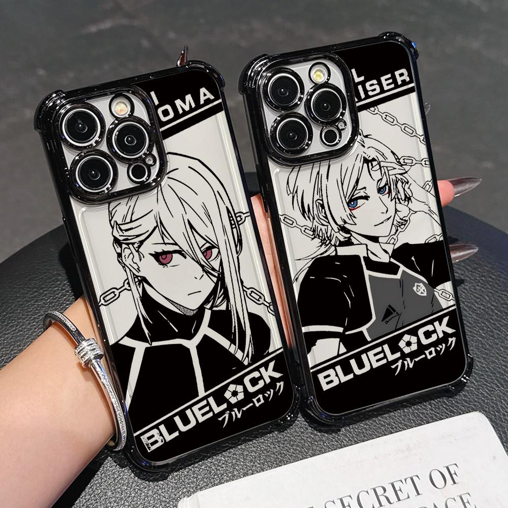 Anime B-Blues Locks Phone Case for Google Pixe 10 9 9A 8 8A 7 7A Pro XL 5G Anti-drop Transparent Soft Cover