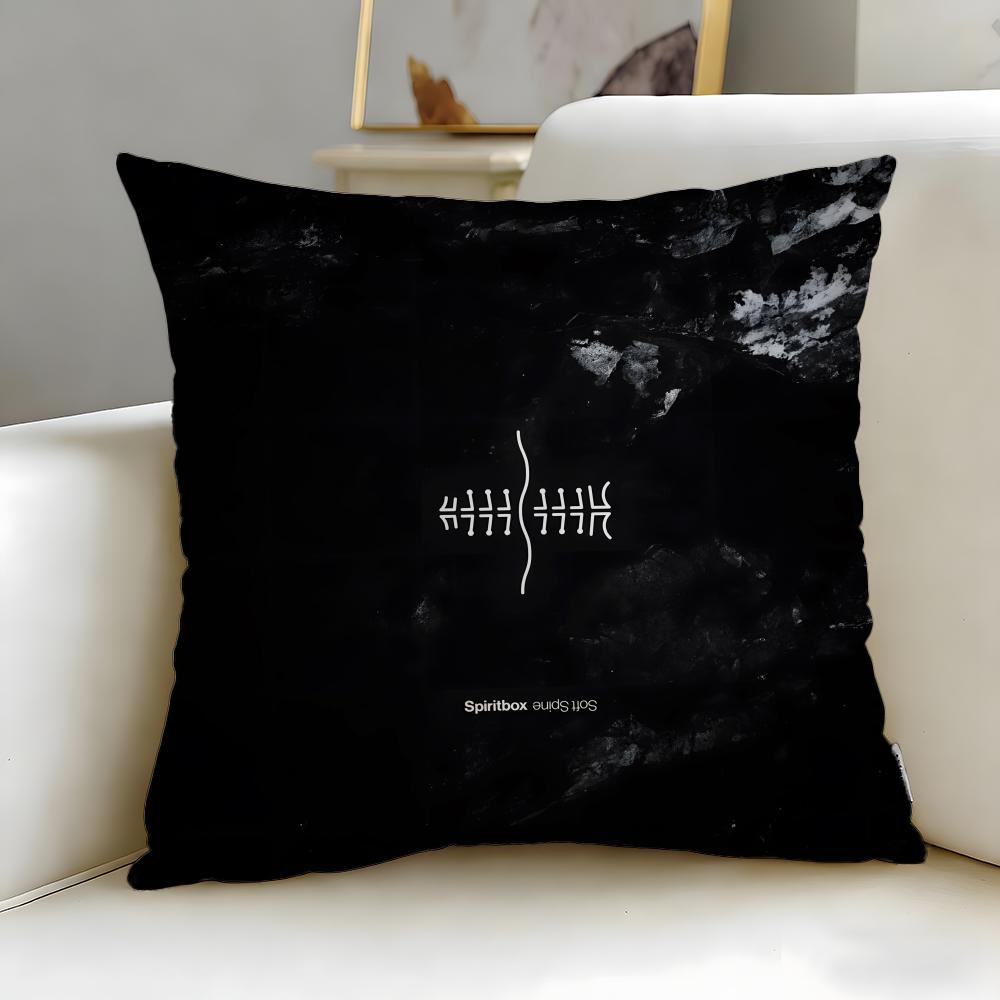 Beliebte Band Spiritbox Kissenbezug Weich Leicht zu waschen Kissenhülle Vielseitig für Sofa Bett Reise und Büro