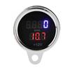 2 In 1 12V DC Motorcycle LED Digital Voltmeter Tachometer Gauge Metal Odometer Speedometer Motorcycle Accessories