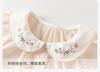 Davidella girls' pure cotton shirt for spring, new style of women's jewelry and western-style top, children's shirt