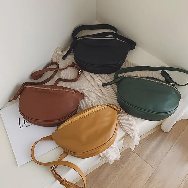 Geantă de Talie și Crossbody pentru Femei din Piele PU Coreeană la Modă 2023 - Stil Casual Toamnă/Iarnă