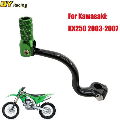 Motorrad Fußpedal Schalthebel für Kawasaki KX250 KX 250 2003 2004 2005 2006 2007 Dirt Pit Bike Kostenloser Versand