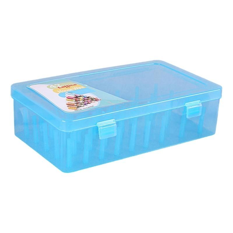 Clear Thread Spool Box 42 Spools Thread Spool Organizers Thread Bobbin Storage Case for Small Large Sewing Thread Spool