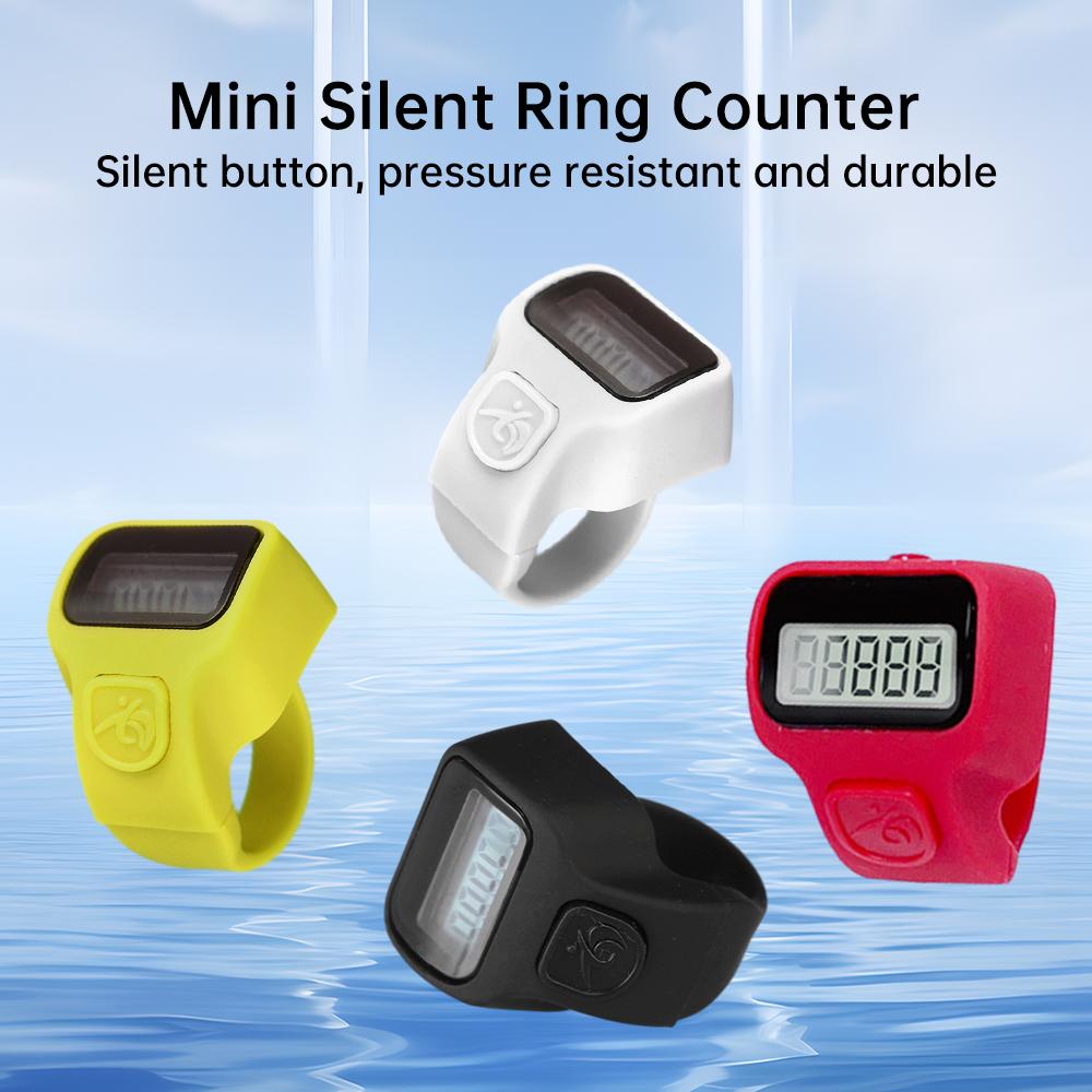 5 Digital LED Counter Electronic Finger Clicker Smart Ring Click Lap Counter Event Clicker Finger Counters Golf Lap Counting