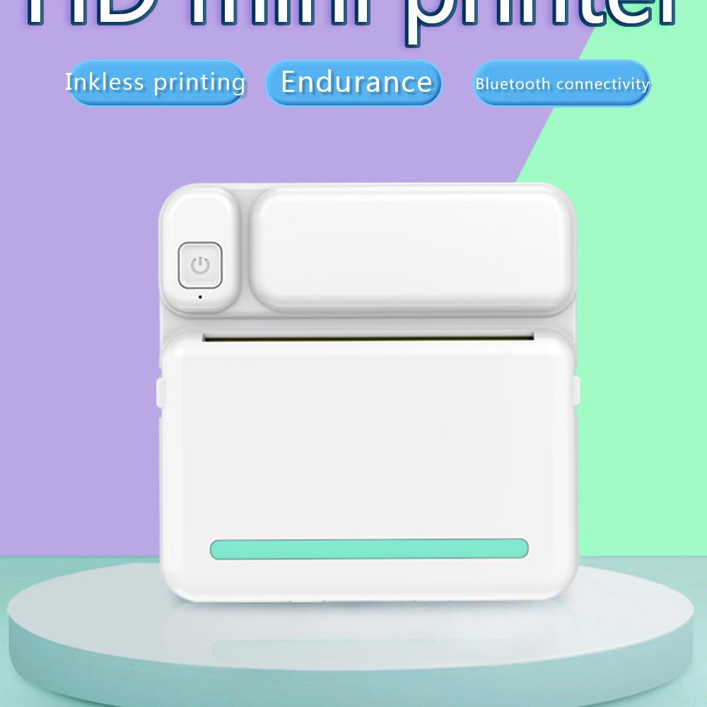 Mini Photo & Label Printer for Homework & Barcode Organization