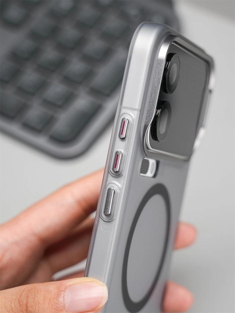 Ultra-dünnes mattes durchscheinendes Hart-PC-Gehäuse für Xiaomi Mi 17 Pro Max Mi17 Schlankes mattiertes magnetisches kabelloses Lade-Legierungs-Objektivabdeckung