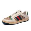 New retro casual board shoes fashion color blocking dirty shoes soft soles comfortable and breathable men's shoes