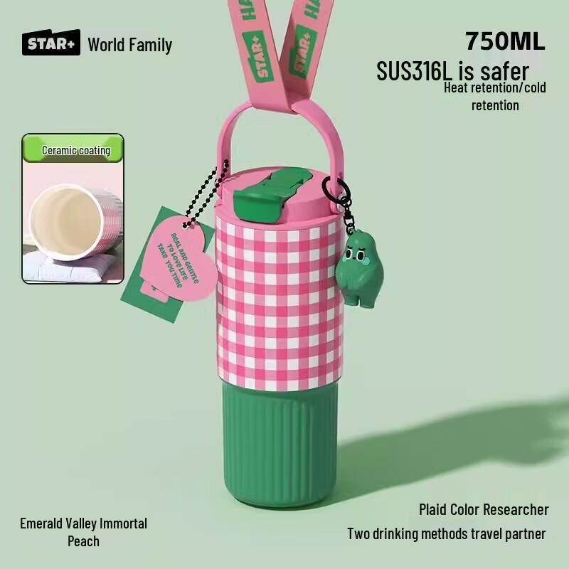 Monet Garden Dual-Drink Insulated Bottle 750ml