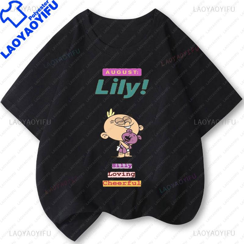 The Loud House Cartoon T Shirts Unisex Unisex Hot Sale Anime Comedy Clothes Polyester Short Sleeved Printed Aesthetic Graphic Tees
