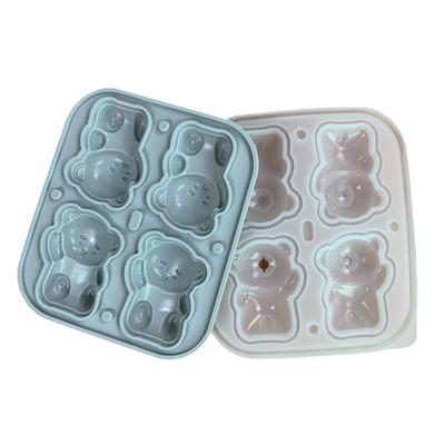 Silicone Bear Mold for Valentines Day Cake Chocolate Mousse Candy Baking Mould High Temperatures Resistant Dessert Molds