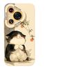 Applicable to Huawei Pura90promax good persimmon cat mobile phone case 80/P90 silicone 70 hanging chain 60/50 soft case