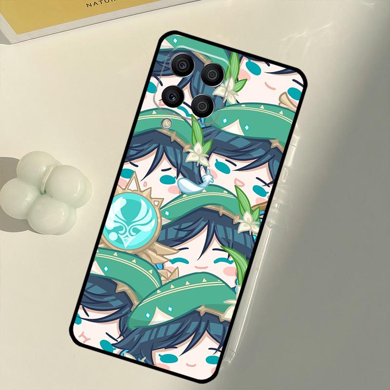 Cute Cartoon Genshin Impact For Samsung Galaxy M15 M35 M21 M16 M06 M33 M13 M53 M11 M31 M55 M14 M34 M54 M12 M32 M52 Case