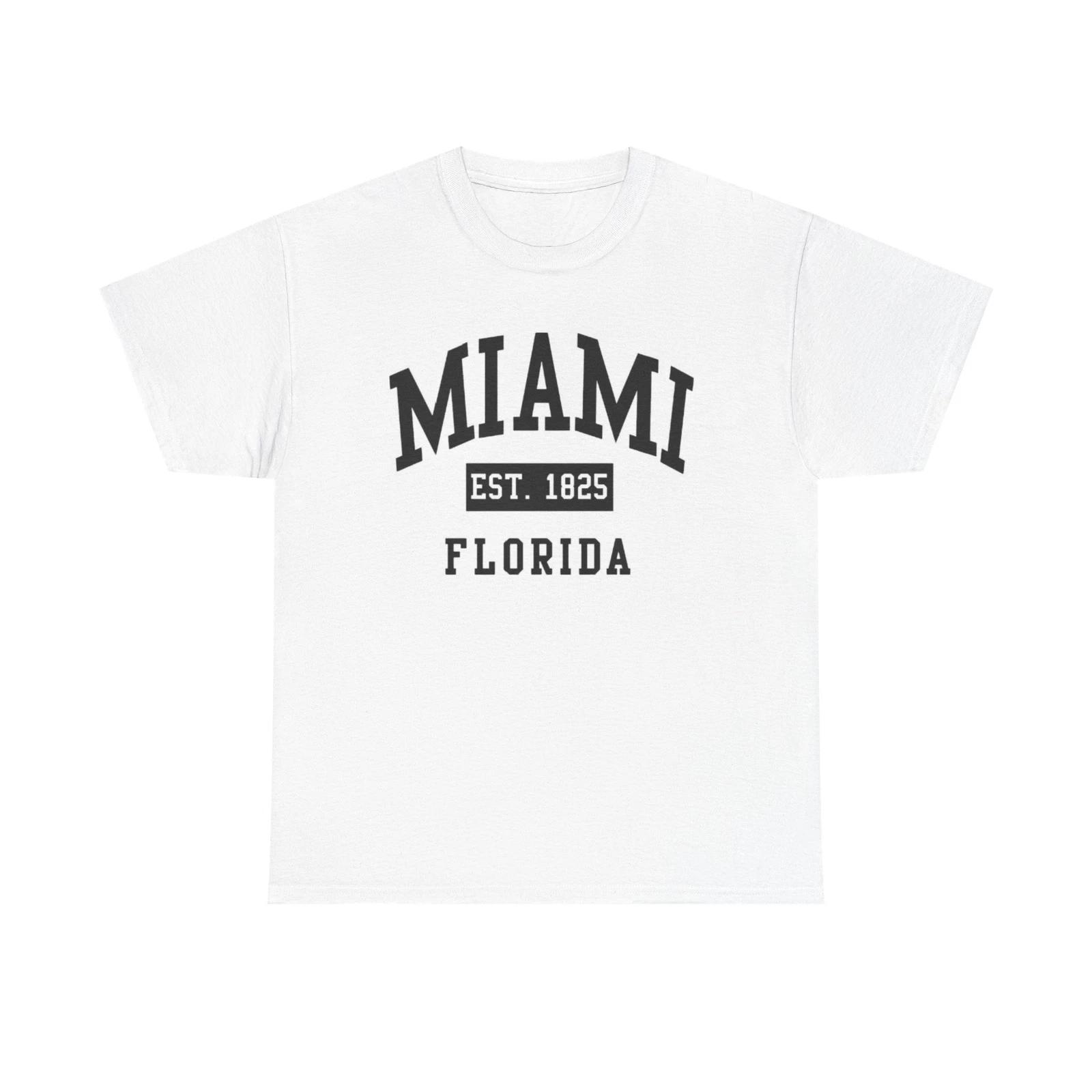 Men s and Women s T-shirts Miami Florida Graphic XXL