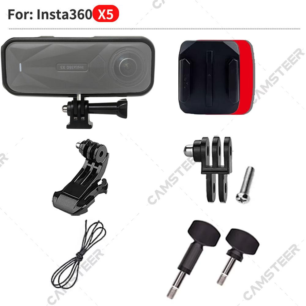 Für Nolan X-lite X803rs Helm Benutzerdefinierte Aluminium-Kinnbefestigung für GoPro Hero12 11 10 DJI Action 5pro 4 3 Insta360 X4 Ace pro Kamera
