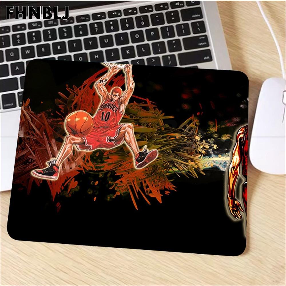 

SLAM DUNK Mousepad Custom Skin Thickened Mouse Pad Gaming Keyboard Table Mat Office Supplies Room Decor For Teen Girls Bedroom Not LockEdge 18x22cm